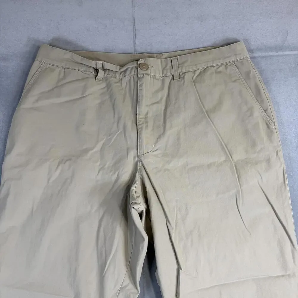 Patagonia All Wear Pants Mens 38 Beige 100% Organic Cotton Lightweight Outdoor